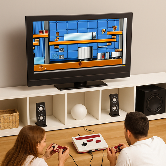 The New TV Game Console S80 – 500 Built-in Games, Red & White