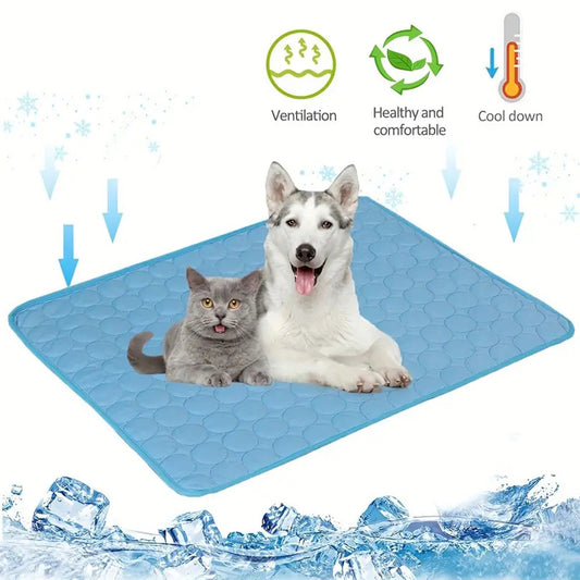 Pet Cooling Mat – Extra Large Ice Bed for Dogs & Cats, Durable Summer Blanket for Small & Large Pets